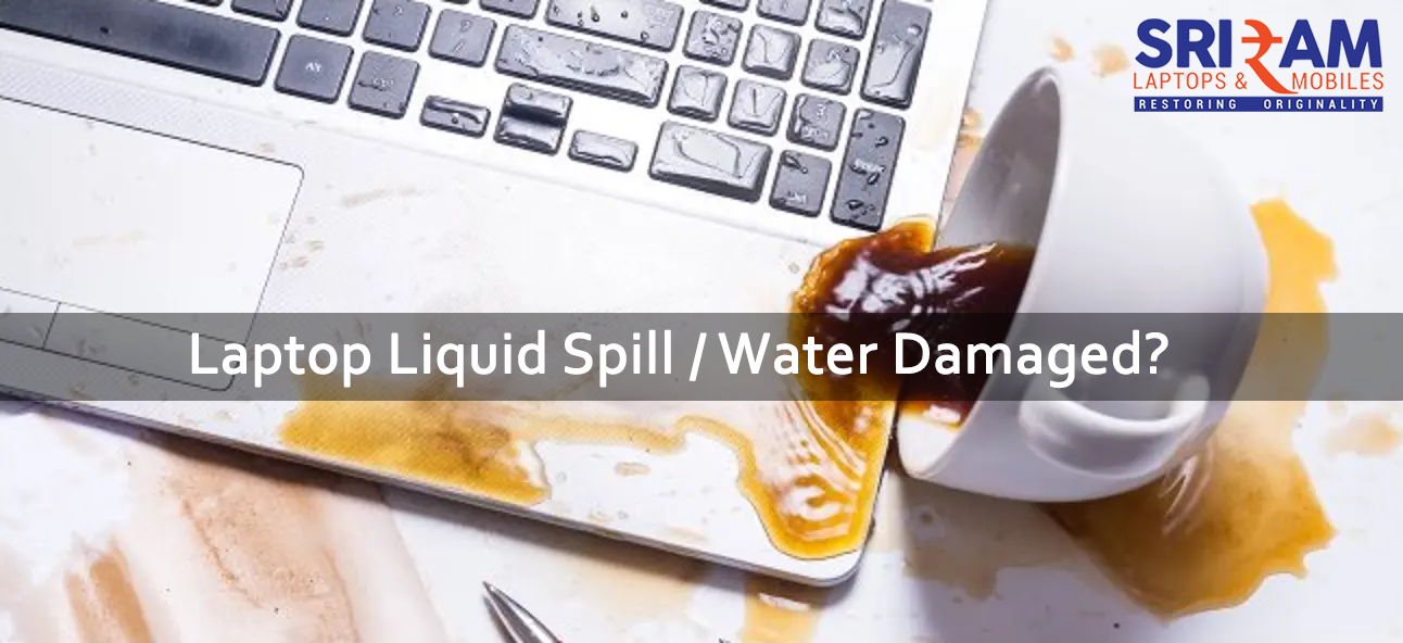 laptop liquid spill water damage